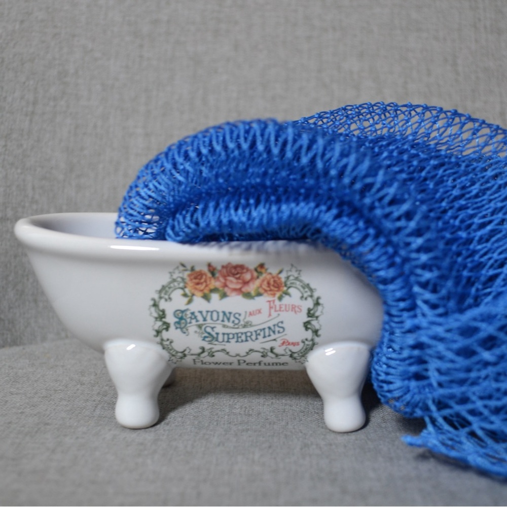 Blue African Exfoliating Sponge